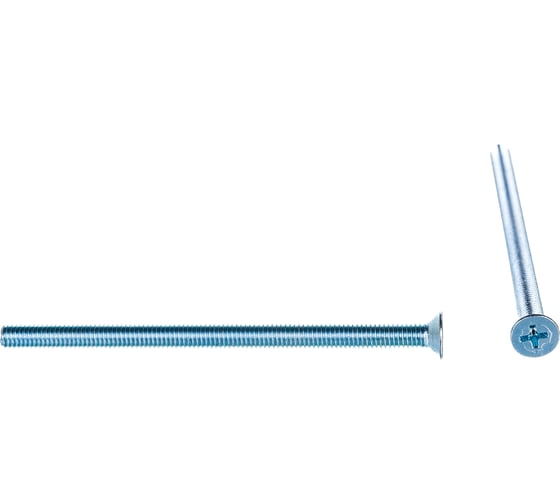 Изображение товара Винт Tech-Krep/Zitar DIN965 с потайной головкой, оцинкованный М5х80 4 шт - пакет 103000