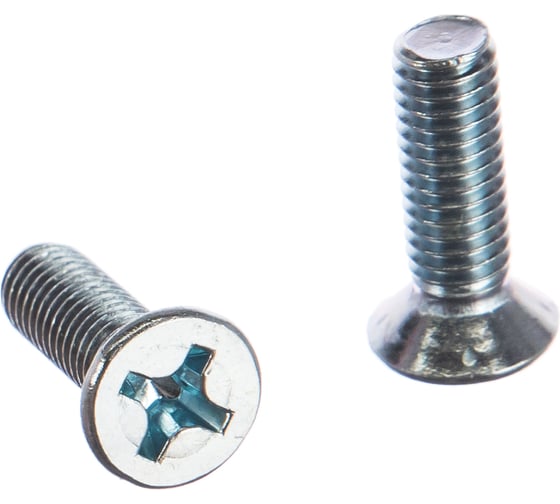 Изображение товара Винт DIN965 с потайной головкой оцинкованный М6x20 12 шт Zitar 103001