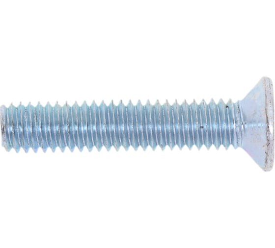 Изображение товара Винт Tech-Krep/Zitar DIN965 с потайной головкой, оцинкованный М6х30 10 шт - пакет 103002