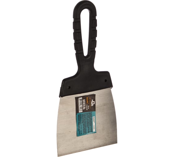 Изображение товара Шпатель (стальное лезвие, пластиковая ручка) 100 мм MOS 06564М