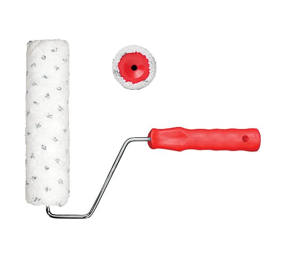 Изображение товара Валик (микроволокно, стержневая система, диаметр 40/62 мм, ворс 11 мм, бюгель 6 мм, 230 мм) КУРС 02558