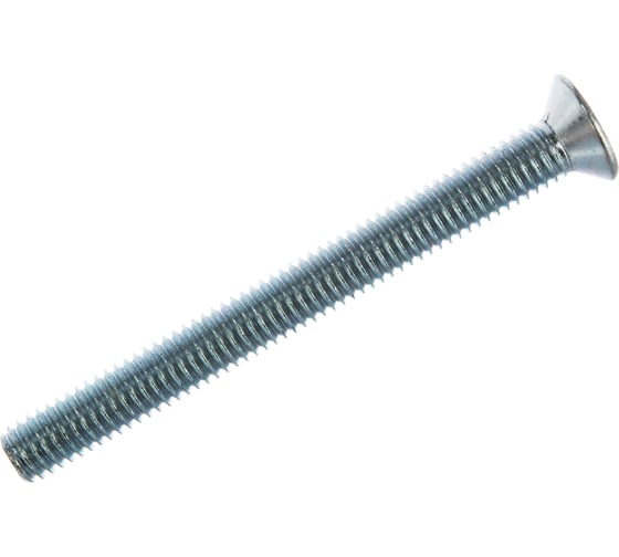 Изображение товара Винт Tech-Krep/Zitar DIN965 с потайной головкой, оцинкованный М6х60 5 шт - пакет 126598