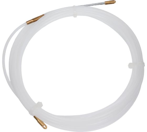 Изображение товара Кабельная протяжка (мини УЗК в бухте, 5м, нейлон, d=3мм, латунный наконечник, заглушка) REXANT 47-1005-1