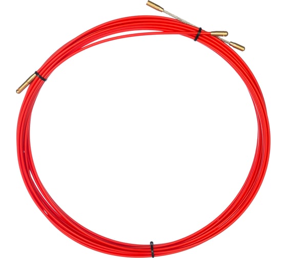Изображение товара Кабельная протяжка (мини УЗК в бухте, стеклопруток, d=3,5 мм, 10м, красная) REXANT 47-1010