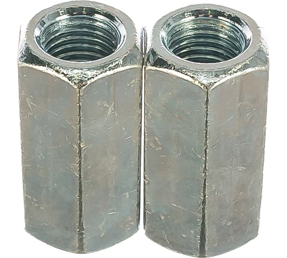 Изображение товара Соединительная гайка Tech-Krep/Zitar DIN6334 оцинкованная М16 2 шт - пакет 112281