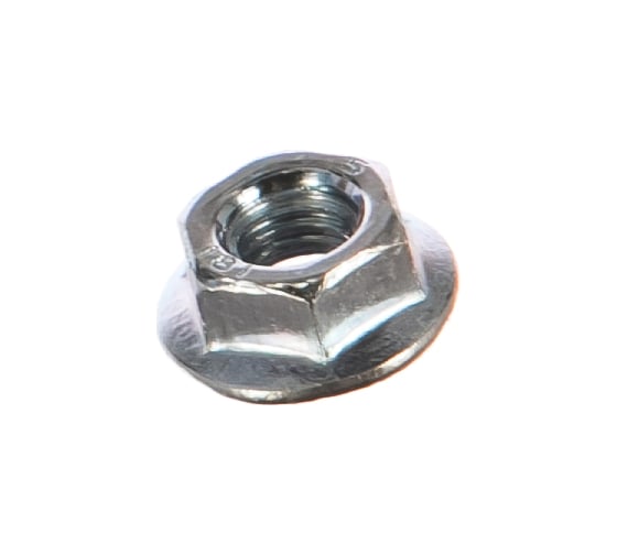 Изображение товара Шестигранная гайка с фланцем Tech-Krep DIN6923 оцинкованная М6 200 шт - пакет 141611