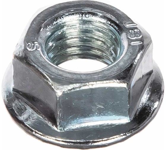 Изображение товара Соединительная гайка с фланцем Tech-Krep/Zitar DIN6923 оцинкованная М8 35 шт - пакет 141609