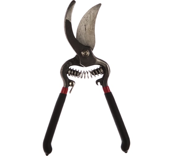 Изображение товара Садовый секатор (режущие кромки внахлест, цельнометаллический, ПВХ покрытие ручек, 200 мм) КУРС 76266