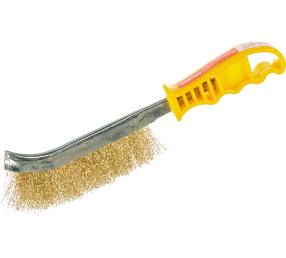Изображение товара Латунная щетка с пластиковой ручкой Кратон BS 2 16 01 001