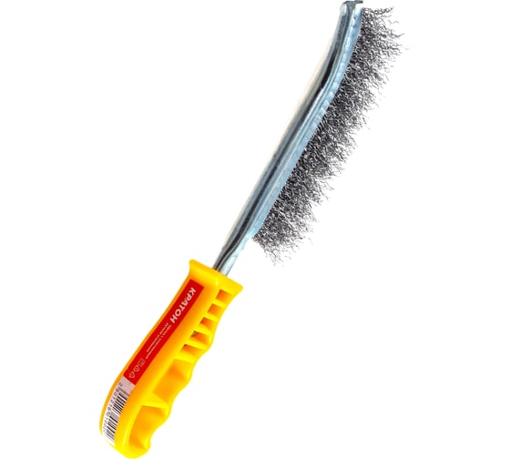 Изображение товара Стальная щетка с пластиковой ручкой Кратон S 2 16 01 002