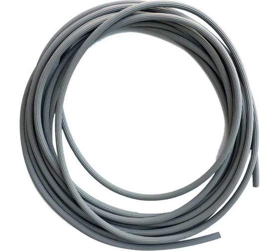 Изображение товара Шнур для москитной сетки KOMFORT москитные системы 6 мм, серый, 12 м ШС60012