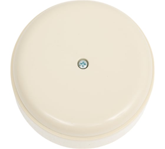 Изображение товара Распределительная коробка Interior Electric пластиковая серии "вектор" (слоновая кость) РКП03