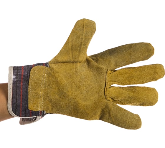 Изображение товара Упрочненные спилковые перчатки MOS 10.5" 12440М