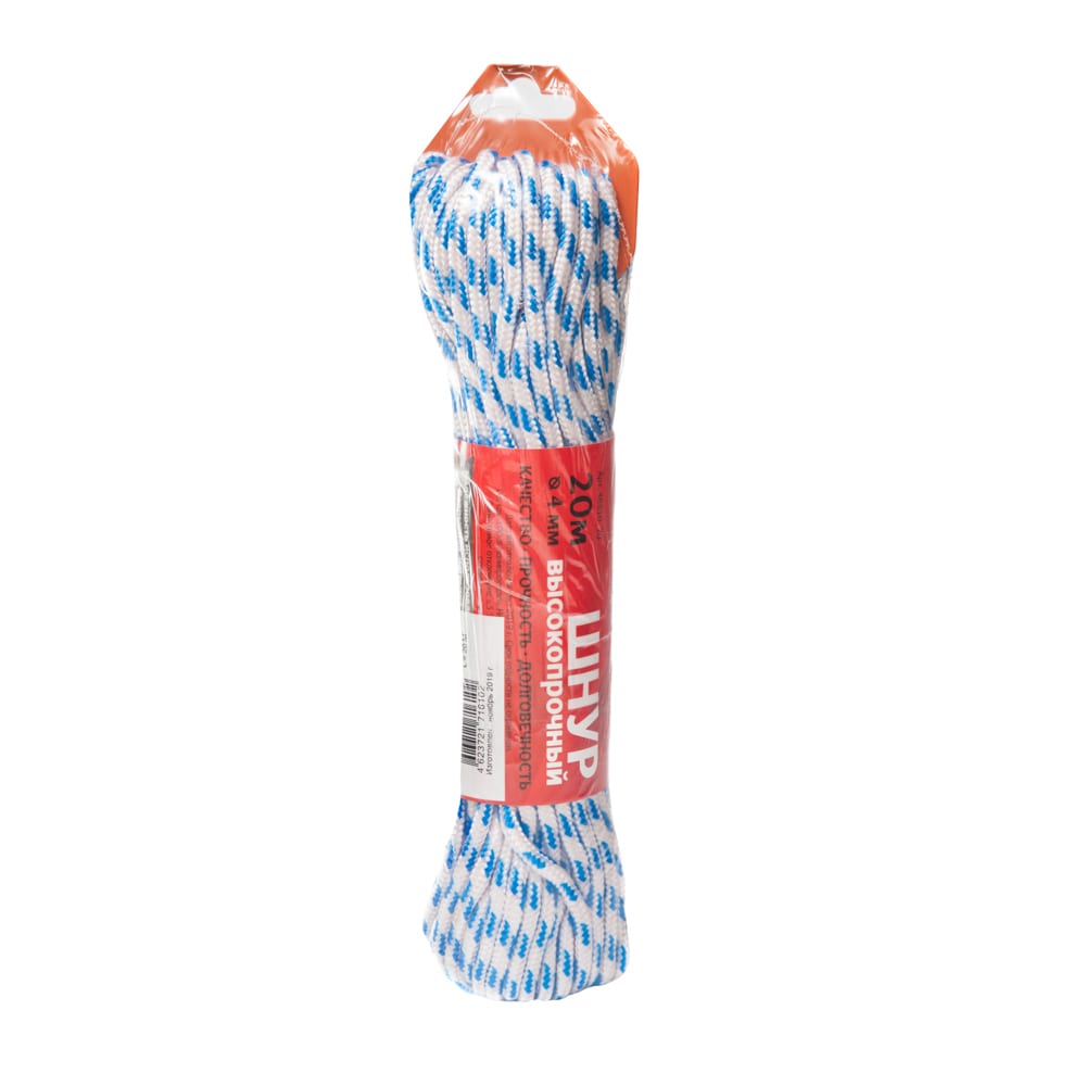 Высокопрочный плетеный шнур Tech-Krep плетеный капроновый шнур 40 м