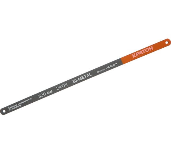 Изображение товара Ножовочное полотно по металлу, 300мм Кратон Bi-Metal 1 18 01 001