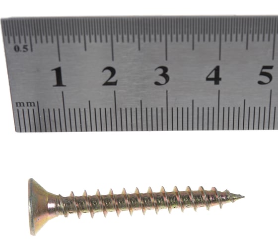 Изображение товара Саморез ШУж Tech-Krep/Zitar 6,0х45 потайная головка 7 шт - пакет 136376