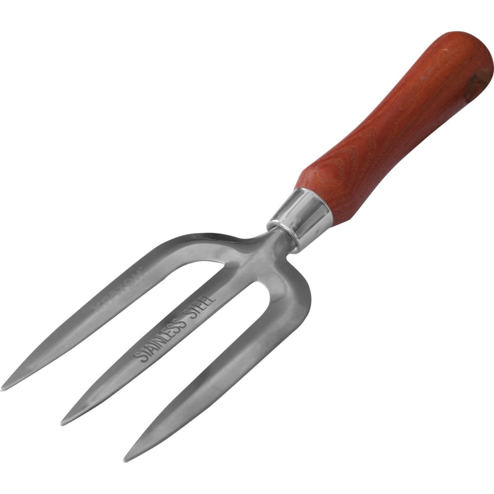 Изображение товара Посадочная вилка из нержавеющей стали с деревянной рукояткой Кратон 5 10 05 003