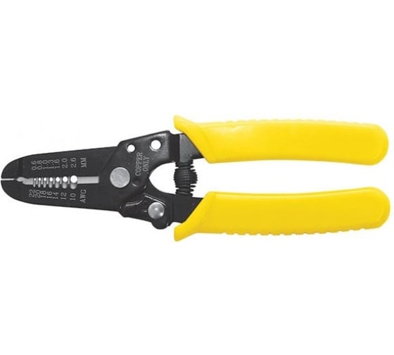 Изображение товара Клещи для снятия изоляции (диаметр проводов 0.6-2.6 мм, пластиковая ручка 160 мм) FIT IT 60020