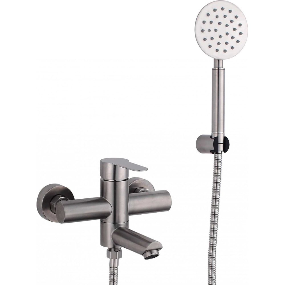 Изображение товара Смеситель для ванны Fmark FS8304 однорычажный с поворотным изливом сатин