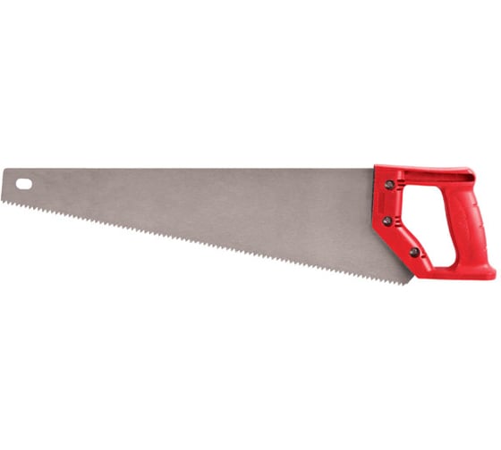 Изображение товара Ножовка по дереву, 2D заточка, пластиковая ручка 450 мм КУРС 40312