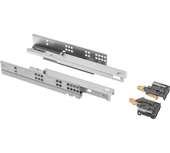 Изображение товара Направляющие полного выдвижения GTV MODERN SLIDE L-250 с доводчиком PB-0SHX-250-A