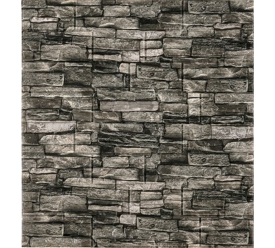 Изображение товара Мягкая самоклеящаяся 3D панель LAKO МЕГА комплект 10 шт., Камень Каменная кладка 4, 70x77 см LKD-16-05-12-MEGA10