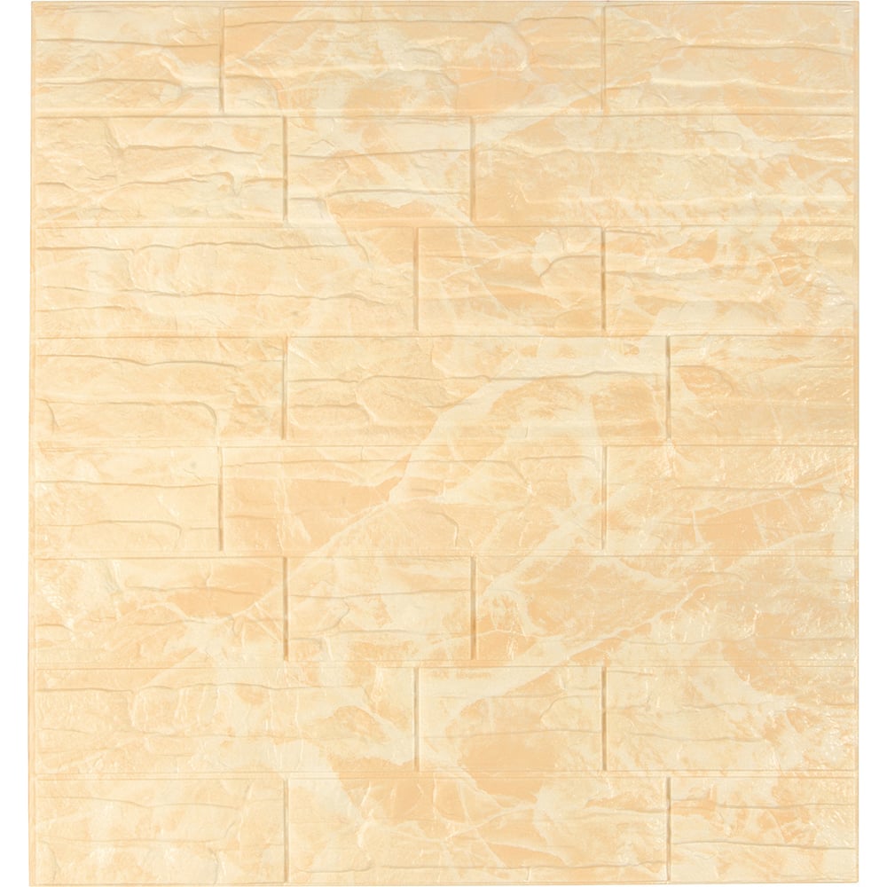 Изображение товара LAKO МЕГА 3D панели камень бежево-белый 70x77 см 10 шт