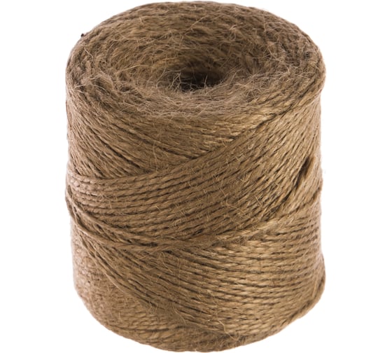 Изображение товара Джутовый 2-ниточный шпагат 1120 текс, 200 м КУРС 68260