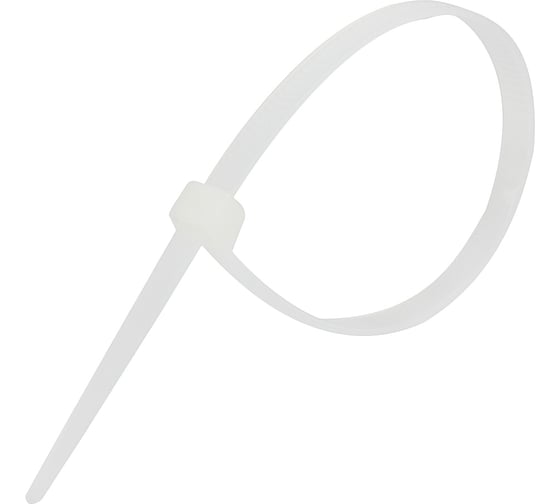 Изображение товара Пластиковые стяжки Cablexpert 250 мм х 4.8 мм, белые, 100 шт. NYT-250x4.8