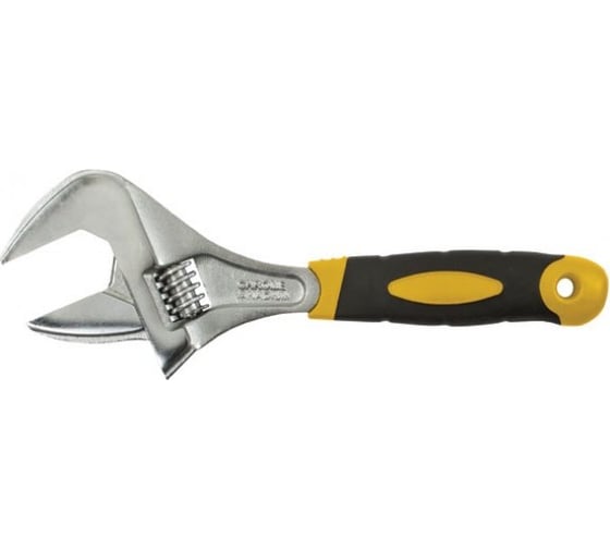 Изображение товара Разводной ключ (CrV, узкие губки, увеличенный захват, прорезиненная ручка, 250 мм) FIT HQ Гранд 70193