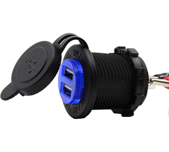 Изображение товара Разъем USB Skipper 5В 2x2.1А SK-DS2013-4.2a