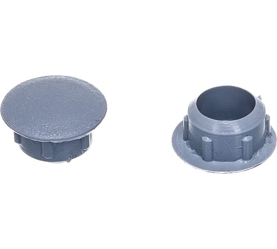 Изображение товара Декоративная заглушка Tech-Krep/Zitar 10 мм светло-серая 35 шт - пакет 108873