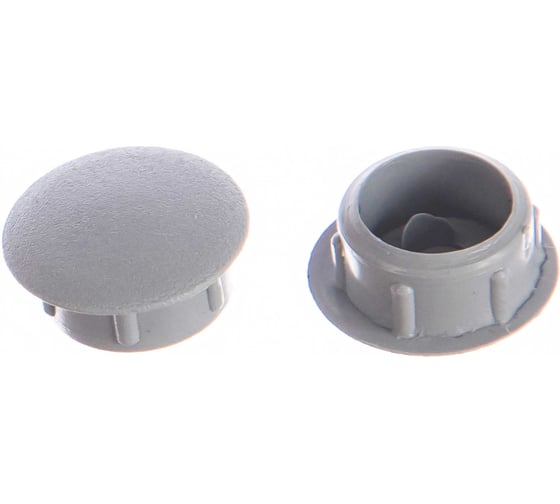 Изображение товара Декоративная заглушка Tech-Krep/Zitar 12 мм светло-серая 30 шт - пакет 108881