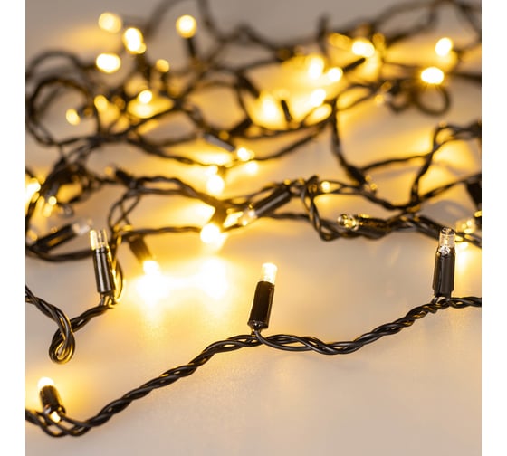 Изображение товара Светодиодная гирлянда Ardecoled ARD-STRING-CLASSIC-1000-BLACK-100LED-PULSE Warm 031649