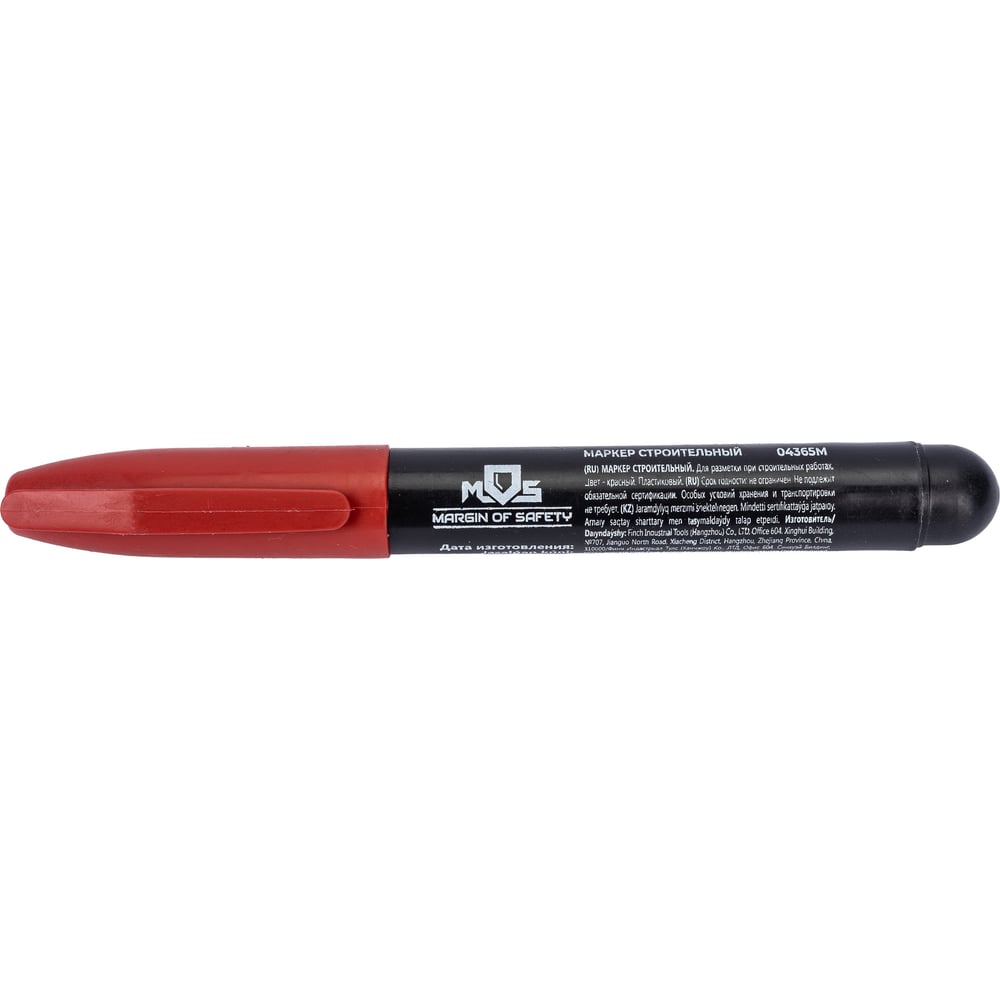 Строительный маркер MOS маркер зубр профессионал 06320 3 перманентный заостренный красный 1 мм
