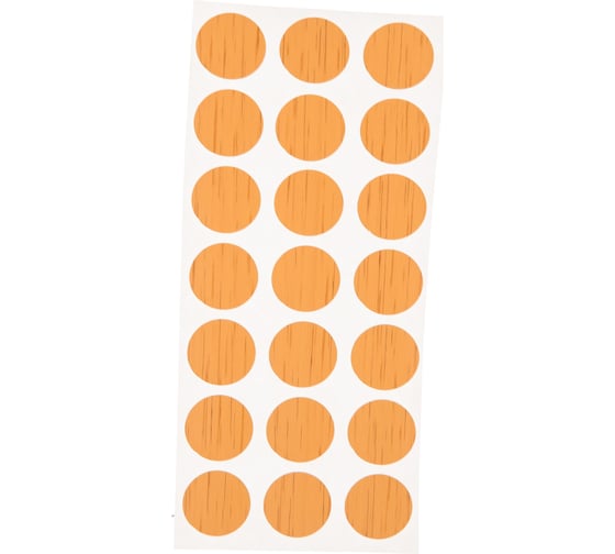 Изображение товара Заглушка самоклейка Tech-Krep 14 мм бук 20 шт - пакет 109110