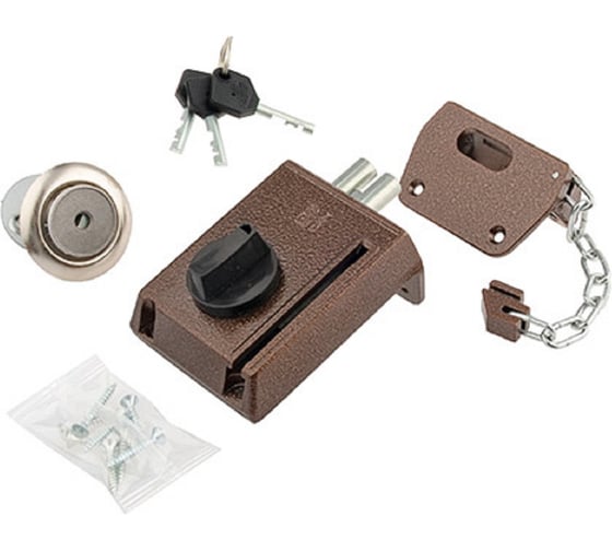 Изображение товара Замок накладной ПРОСАМ 86600-ЗНД-1А-К (Л/М) 2052 00002052