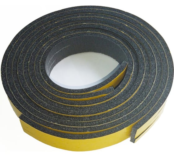 Изображение товара Уплотнительная прокладка из изолона ТДВ длина 9 м, цвет черный, арт. 1501024