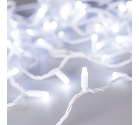 Изображение товара Светодиодная гирлянда Ardecoled ARD-STRING-CLASSIC-10000-WHITE-100LED-MILK-FLASH White Ardecol 031203