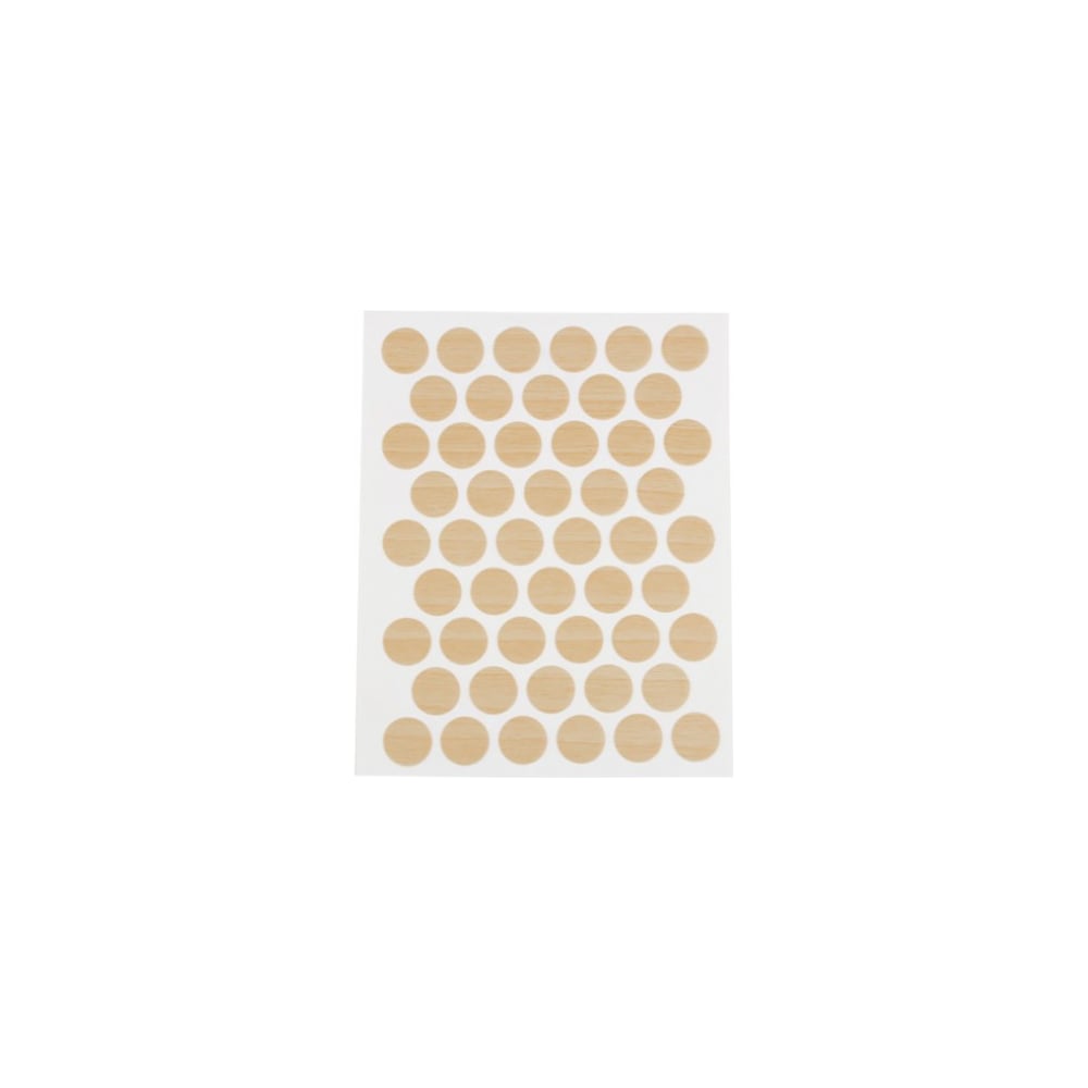 Изображение товара Заглушка самоклейка Tech-Krep 14 мм клен 20 шт - пакет 109113