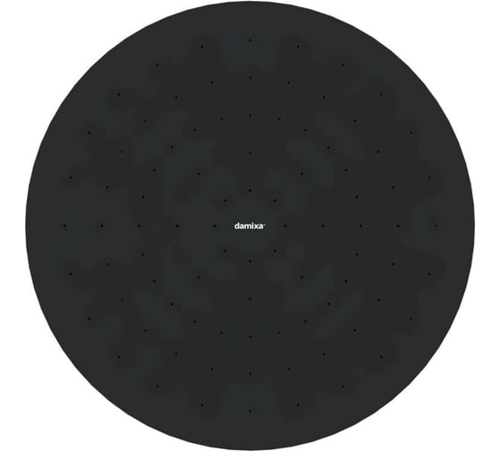 Изображение товара Верхний душ Damixa Jupiter круг, черный 977050300