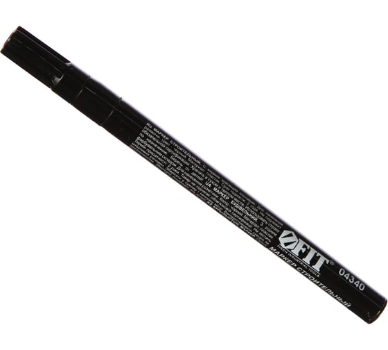 Изображение товара Строительный маркер с жидким красящим составом (черный, 138 х 11 мм) FIT IT 4340