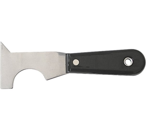 Изображение товара Многофункциональный малярный шпатель с пластиковой ручкой КУРС 63 мм 06651