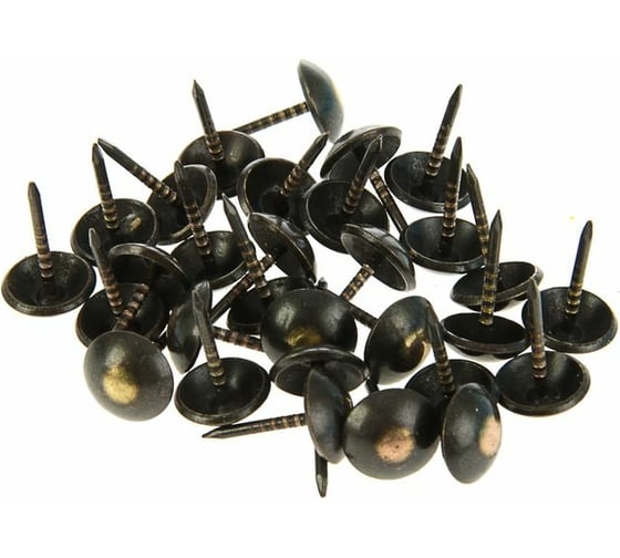 Изображение товара Декоративные гвозди Tech-Krep/Zitar Сфера 9,5 мм, 1,3х16 мм, Бронза Ренессанс 30шт - пакет 130859