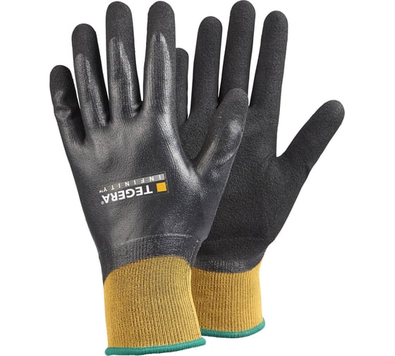 Изображение товара Перчатки TEGERA 8804 INFINITY защитные, масляный захват, облив 3/4, нитрил, от механических рисков, р. 9 8804-9