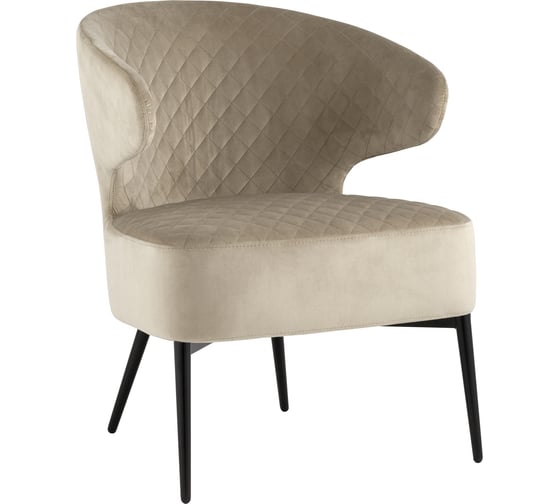 Изображение товара Кресло Стул Груп лаунж royal велюр, бежевое vd-royal-b5