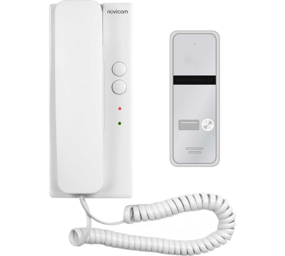 Изображение товара Комплект аудиодомофона Novicam voice kit для частного дома или офиса 4123