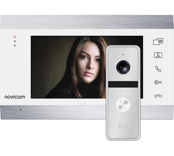 Изображение товара Комплект видеодомофона Novicam white magic 7c kit для квартиры, дома и офиса 4221