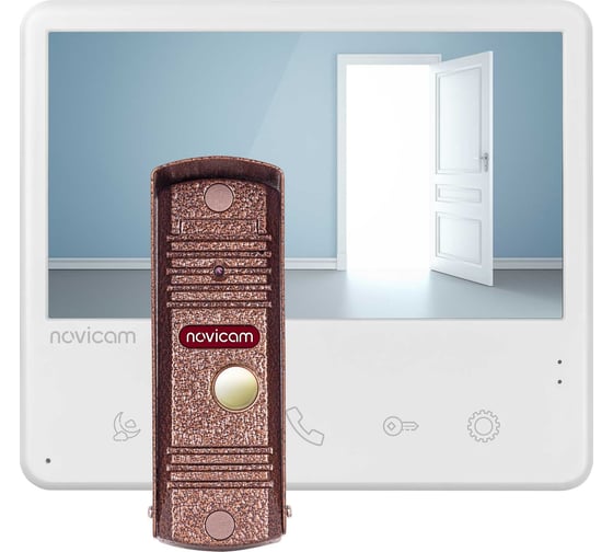 Изображение товара Комплект видеодомофона Novicam unit 7 kit для квартиры, дома и офиса 4904