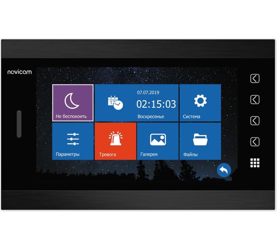 Изображение товара Видеодомофон Novicam dark magic 10 hd для квартиры, дома и офиса 4805